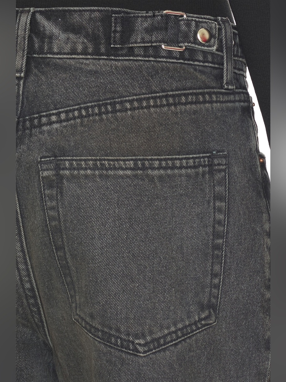 GRLFRND
Bella Cinch Low Rise Boyfriend in Dark Cloud - Picture 6 of 14